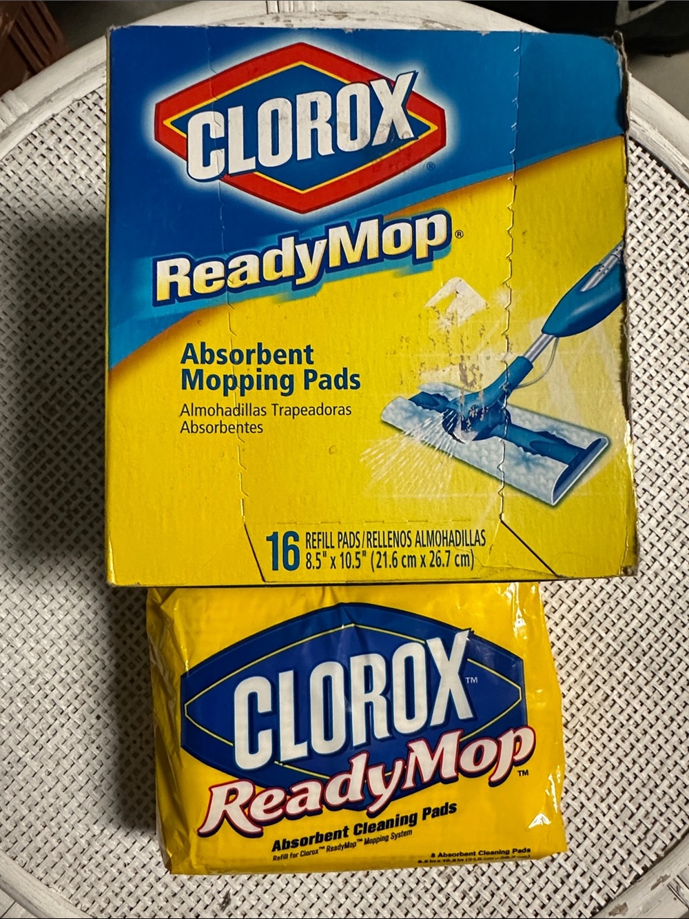 NIB Clorox Ready Mop Refill Absorbent Cleaning Pads Box 25 Total
